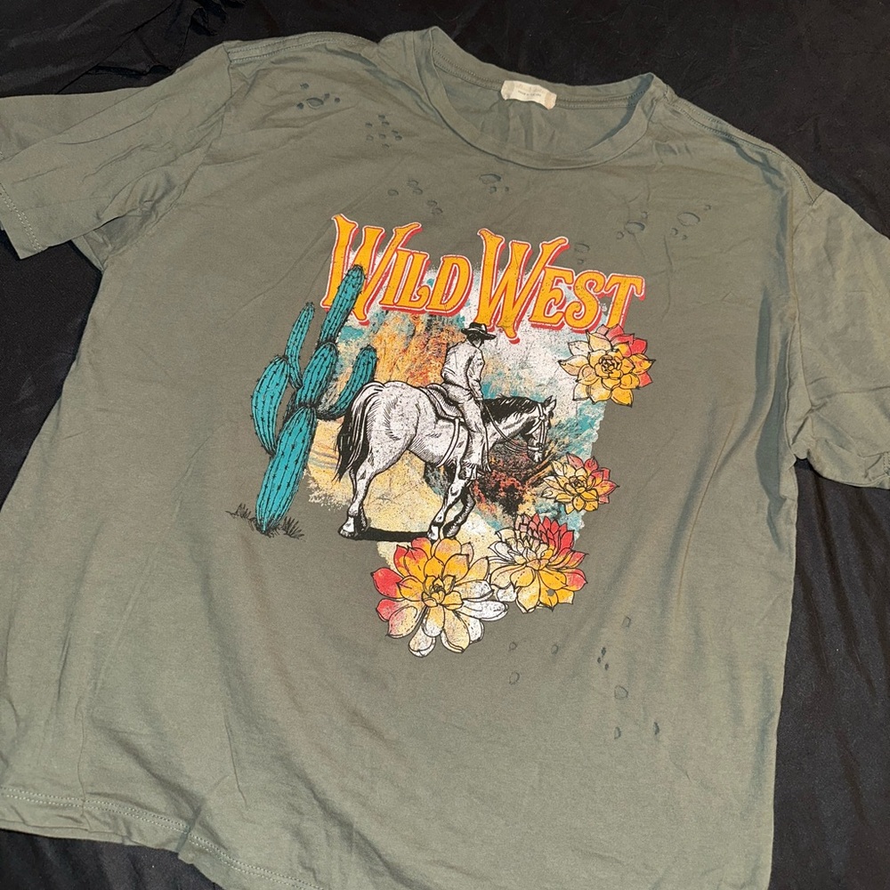 Wild West Oversized Graphic Tee